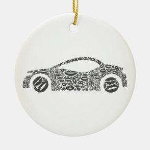 Car a lip ceramic ornament