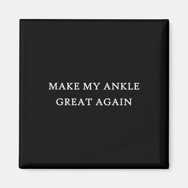 Car Accident Post Op Physical Therapy Surgery Magnet (Front)