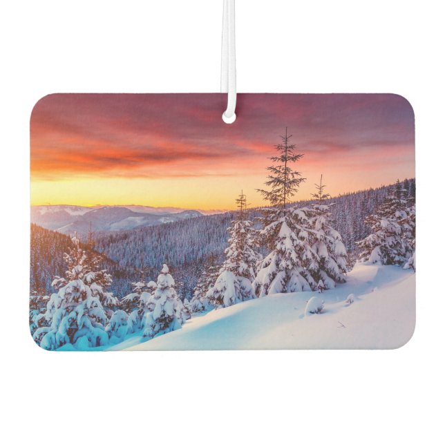 Car Air Freshener-Alpine Snow Air Freshener (Front)