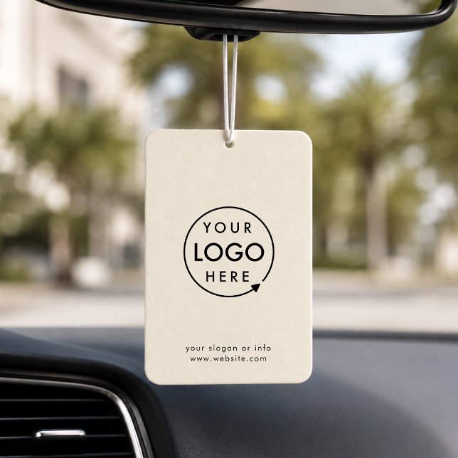 Car Air Freshener | Custom Logo Business Merch (Custom logo car air freshener for business promos, client gifts, and vehicle branding.)