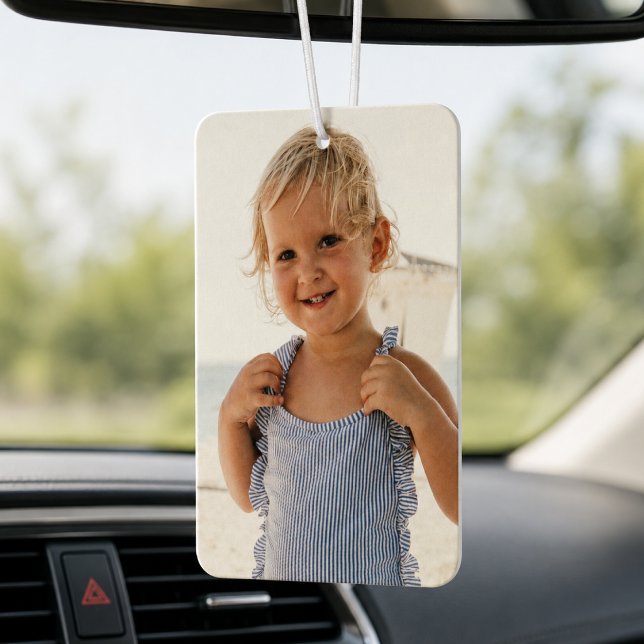 Car Air Freshener | Custom Photo Keepsake Gift (Personalized photo car air freshener for family pictures, pets, memories, and gifts.)