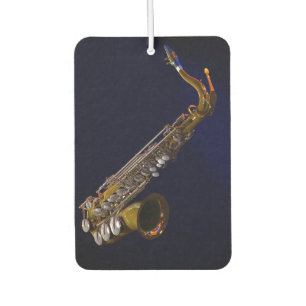Car Air Freshener with saxophone