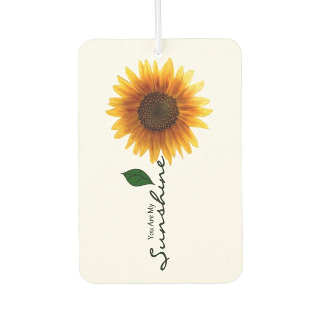 Car Air Freshener - You Are My Sunshine (Front)
