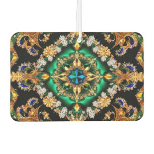 Car Air Fresheners with Brazilian Colors Design