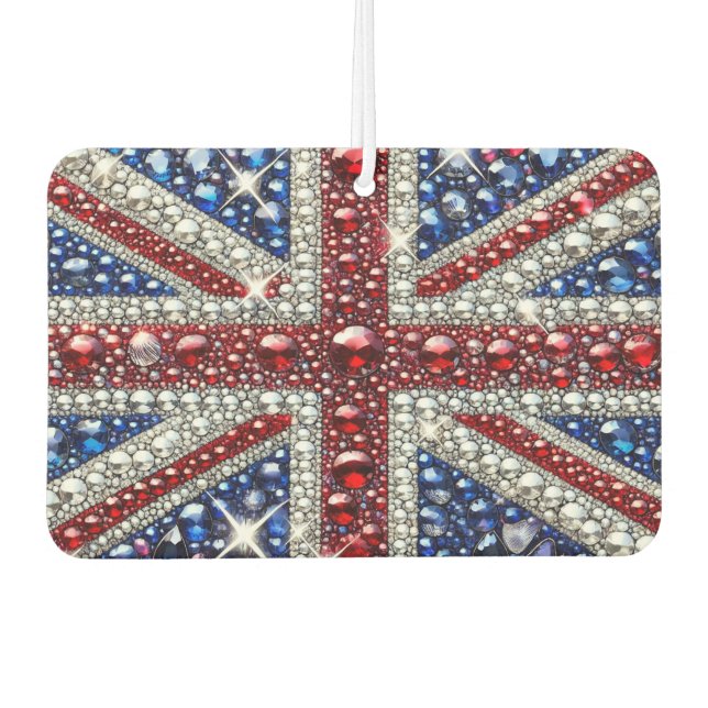 Car Air Fresheners with British Colors Design (Front)