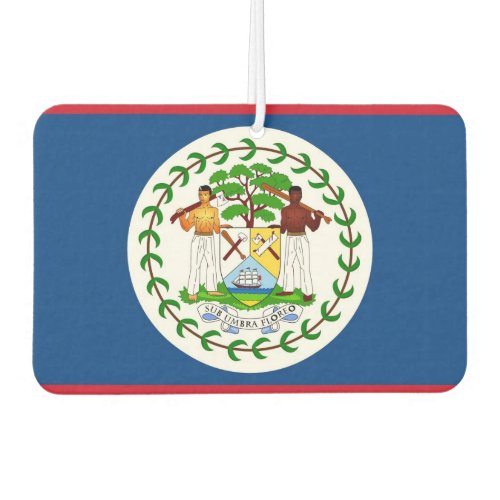 Car Air Fresheners with Flag of Belize