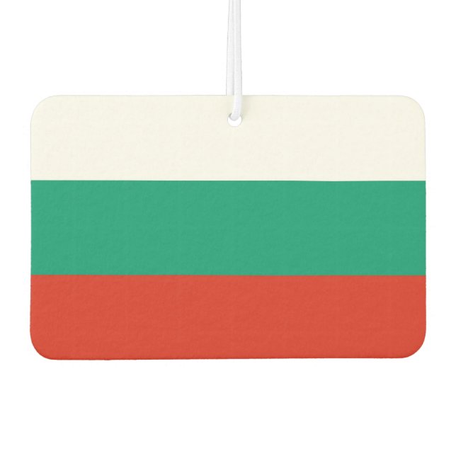 Car Air Fresheners with Flag of Bulgaria (Front)