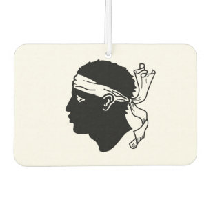 Car Air Fresheners with Flag of Corsica