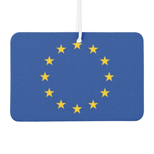 Car Air Fresheners with Flag of European Union (Front)
