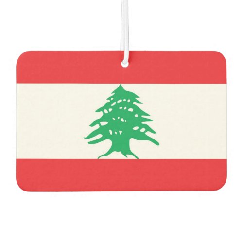 Car Air Fresheners with Flag of Lebanon