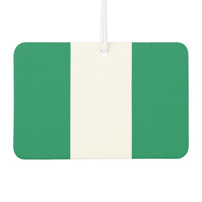 Car Air Fresheners with Flag of Nigeria (Front)