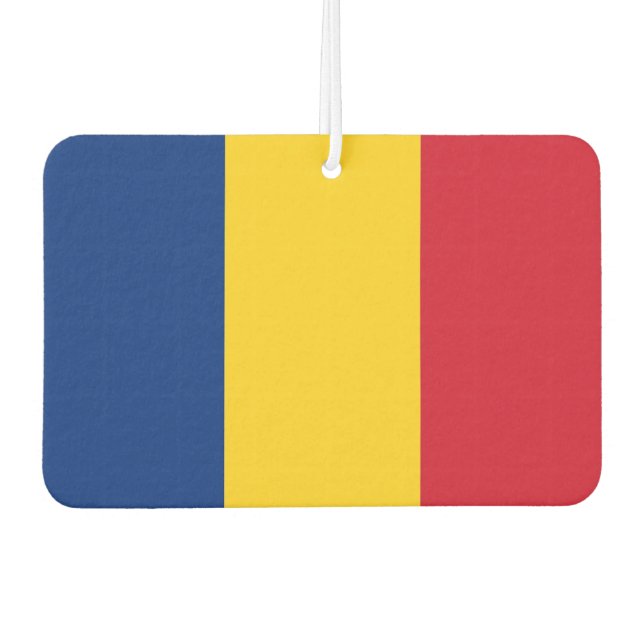 Car Air Fresheners with Flag of Romania (Front)