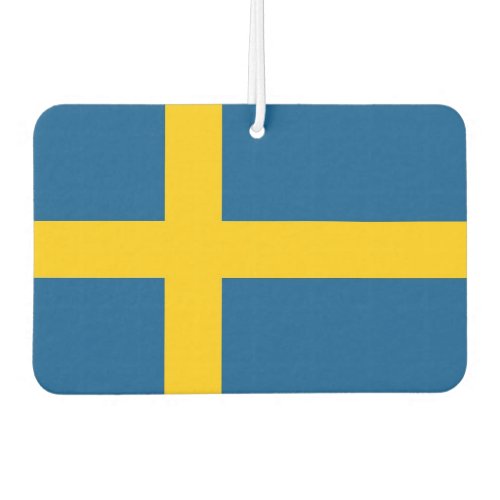 Car Air Fresheners with Flag of Sweden