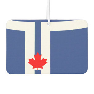 Car Air Fresheners with Flag of Toronto, Ontario