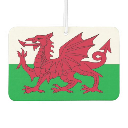 Car Air Fresheners with Flag of Wales