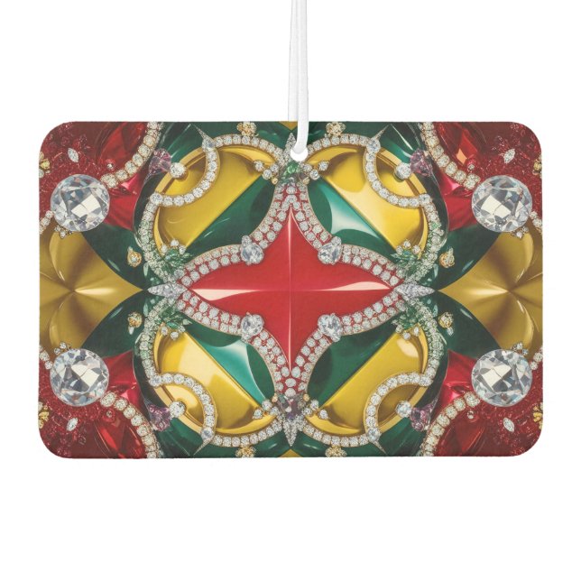 Car Air Fresheners with Los Angeles Colors Design (Front)