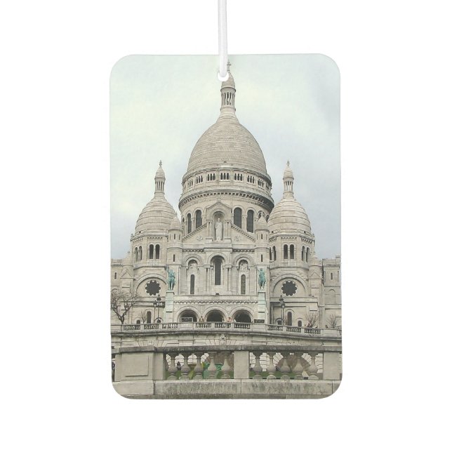 Car Air Fresheners with Sacre Coeur (Front)