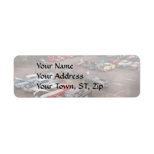 Car - Antique car show Label (Front)