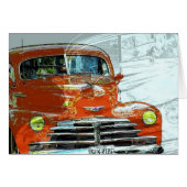 Car Antique Truck All Occasion Greeting Card (Front Horizontal)