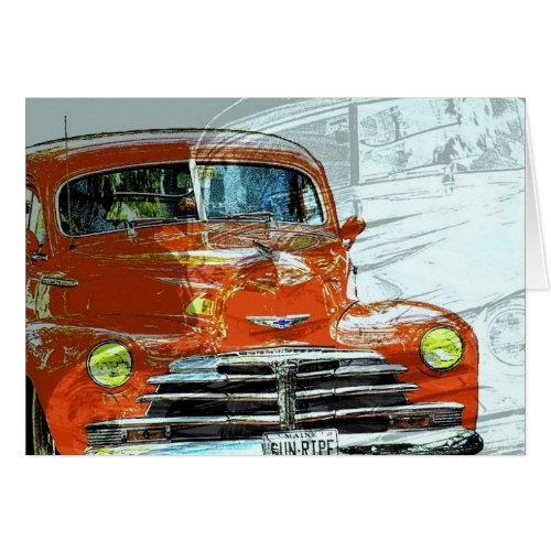 Car Antique Truck All Occasion Greeting Card