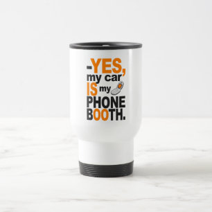 Car as a Phone Booth mug - choose style & color