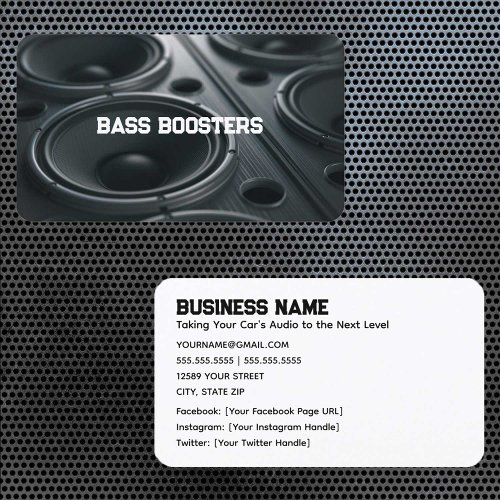 Car Audio Business Card