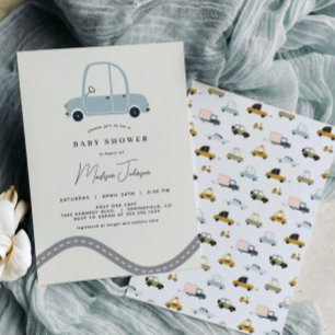 Car Baby Shower Invitation