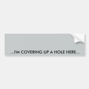 Car Band-Aid Bumper Sticker