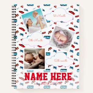 Car birthday party Milestone Guest Book