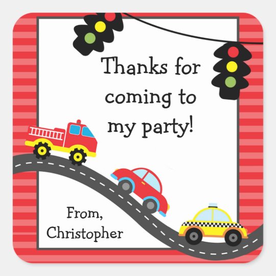 thank you car sticker