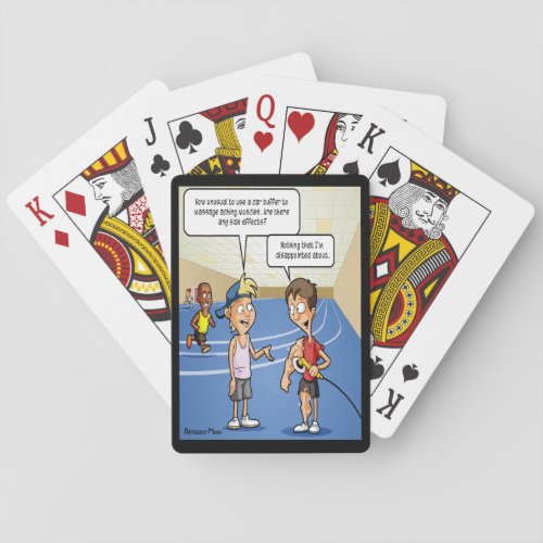 Car Buffer Massage Funny Playing Cards