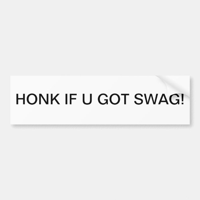CAR BUMPER STICKER (Front)