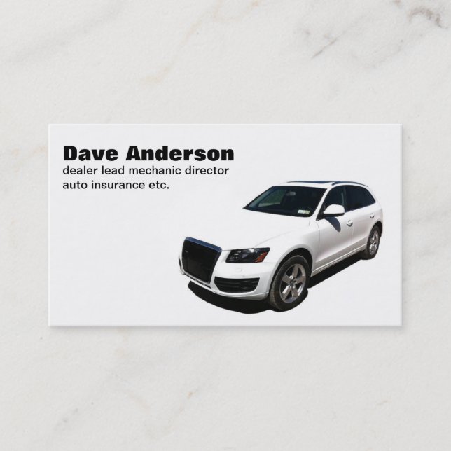 car business card (Front)