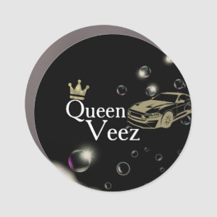 Car business cards magnet