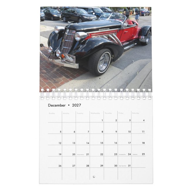 Car Calendar 1 (Dec 2027)