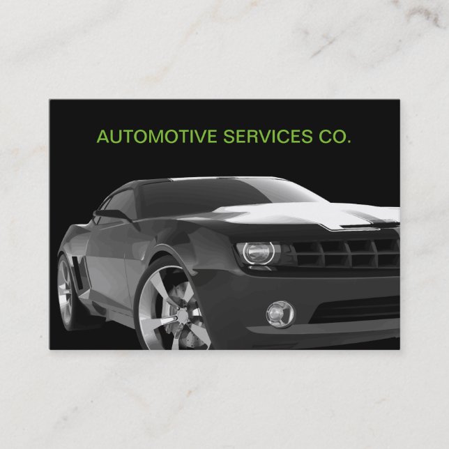 Car Care Business Card (Front)