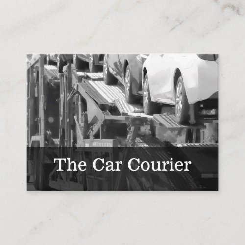 Car Carrier Trucking Transport Business Card