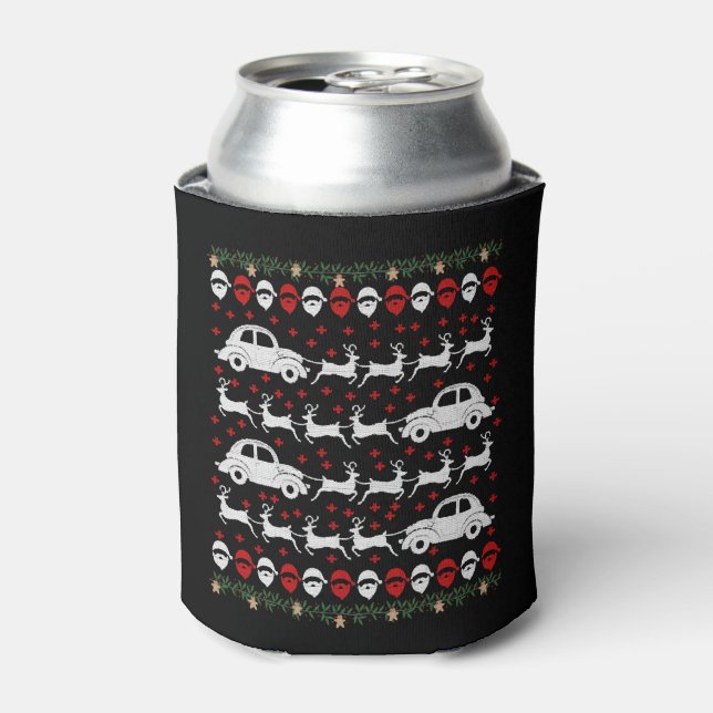 Car Christmas  Can Cooler (Can Front)