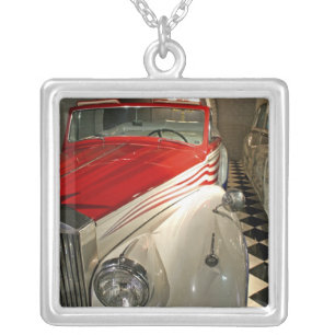 Car collection in The Liberace Foundation and Silver Plated Necklace