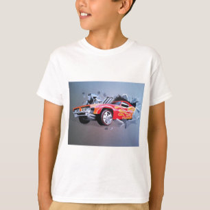 Car Crashing Through Wall T-Shirt