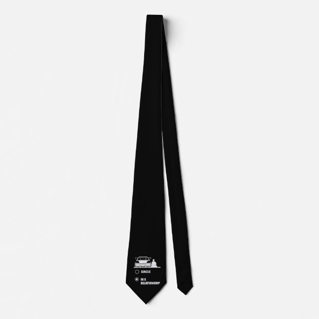 Car Culture Relationship Status single Neck Tie (Front)