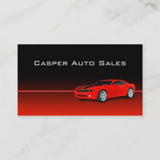 Customizable Car Dealer Business Card Templates