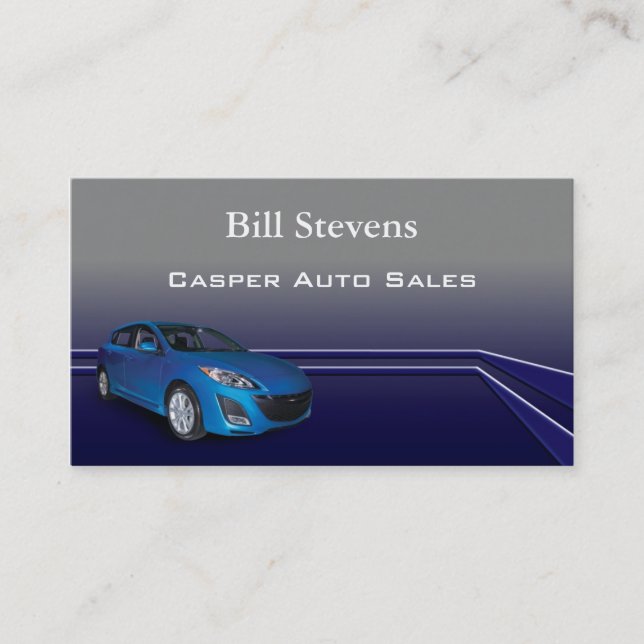 Car Dealer Business Card (Front)
