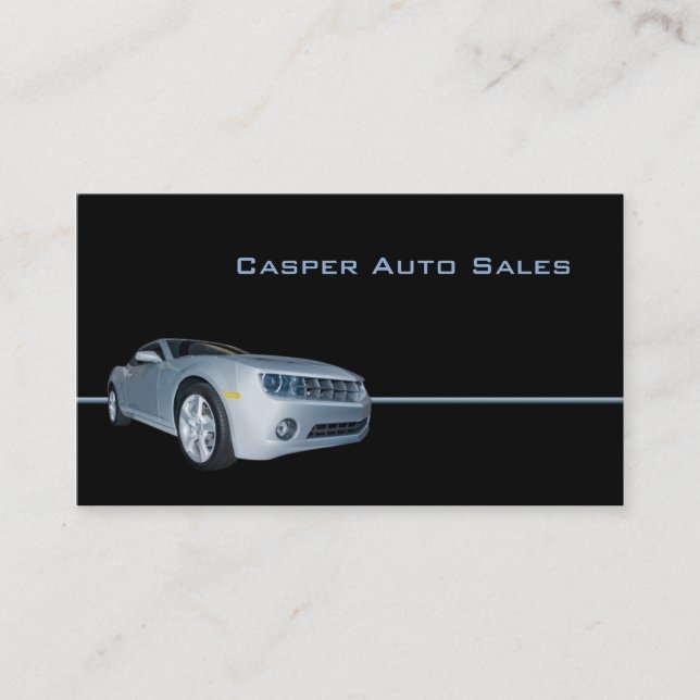 Car Dealer Business Card (Front)