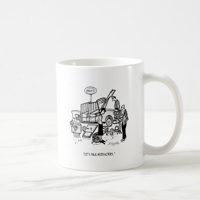 Car Dealer Cartoon 3162 Coffee Mug (Right)