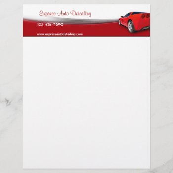 Car Dealer Letterhead by Lasting__Impressions at Zazzle