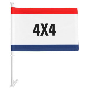 Car Dealership 4X4 Promotion Customizable Flag