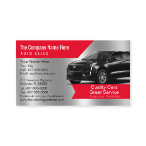 Car Dealership-Auto Sales Associate Business Card
