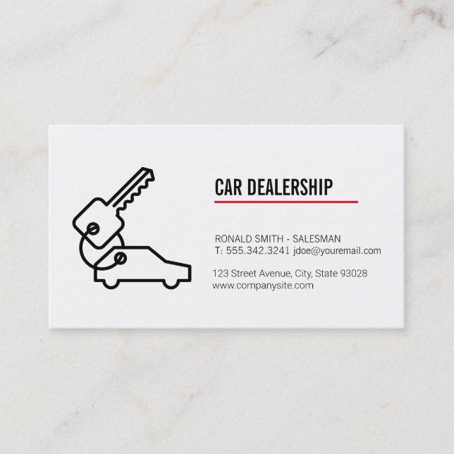 Car Dealership Business Card (Front)