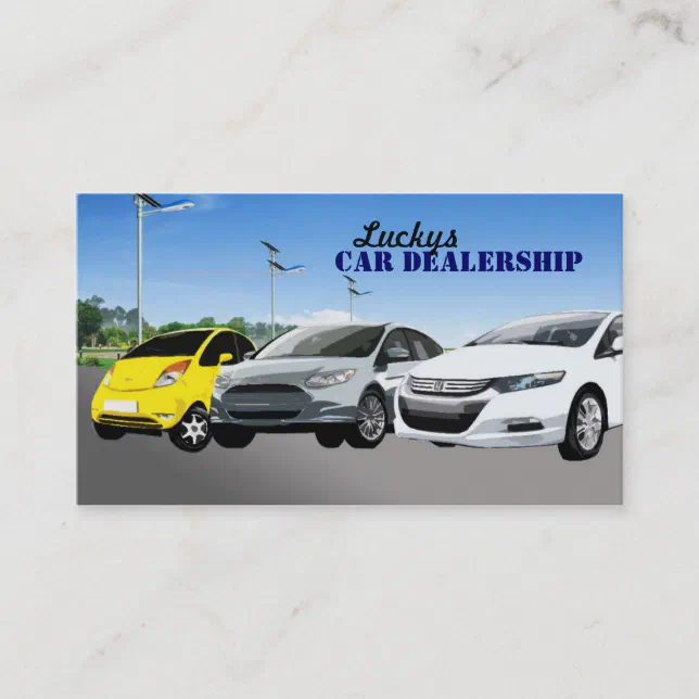 Car Dealership Business Cards Zazzle